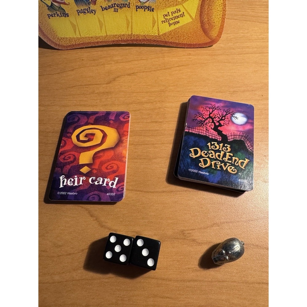 1313 Dead End Drive Board Game 2002 Parker Brothers Complete Mystery Mansion - Picture 11 of 12